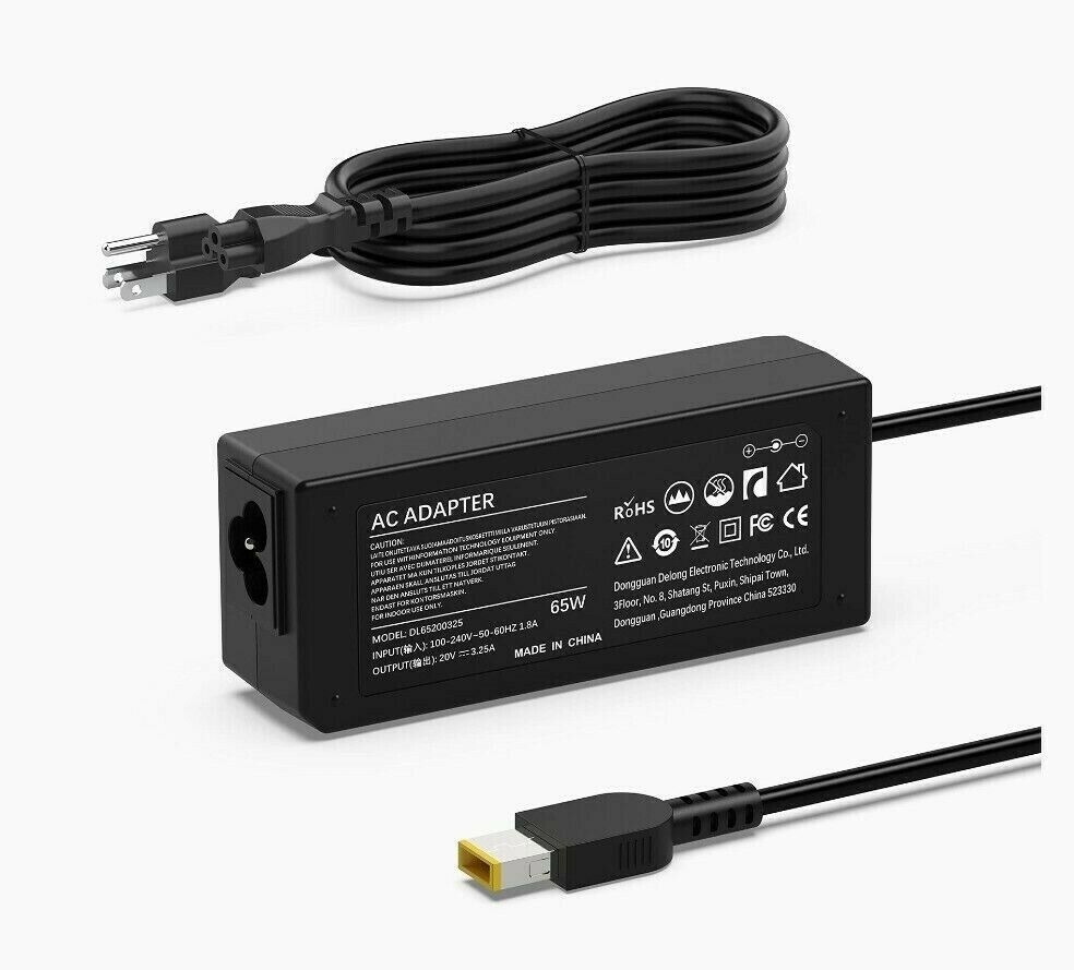 3.25A 65W Laptop Ac Adapter Charger for Lenovo IdeaPad Yoga 2 11 11s 13 2 Pro13