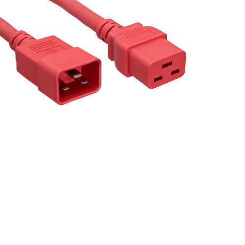 6' Red AC Power Cable for Cisco Nexus 2000 MDS 9506 Jumper Power Cord C20/C19