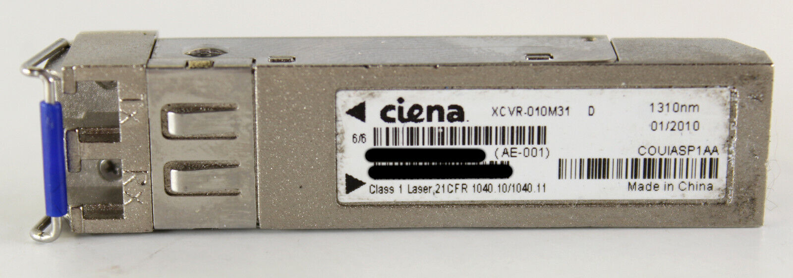 Ciena XCVR-010M31 D 1310nm 1G COUIASP1AA SFP Transceiver Module