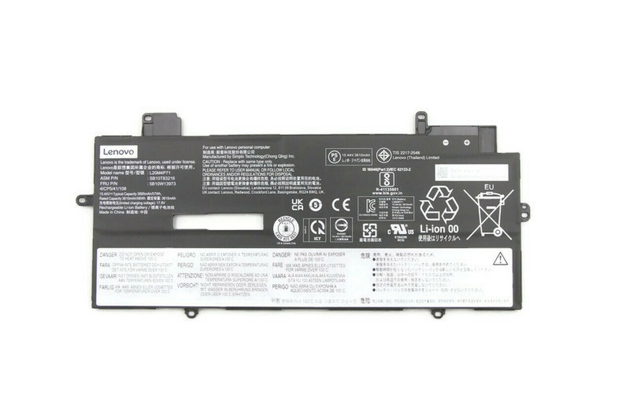 5B10W13973 New Genuine 57Wh 4Cell Battery for Lenovo Thinkpad X1 Carbon 9th Gen