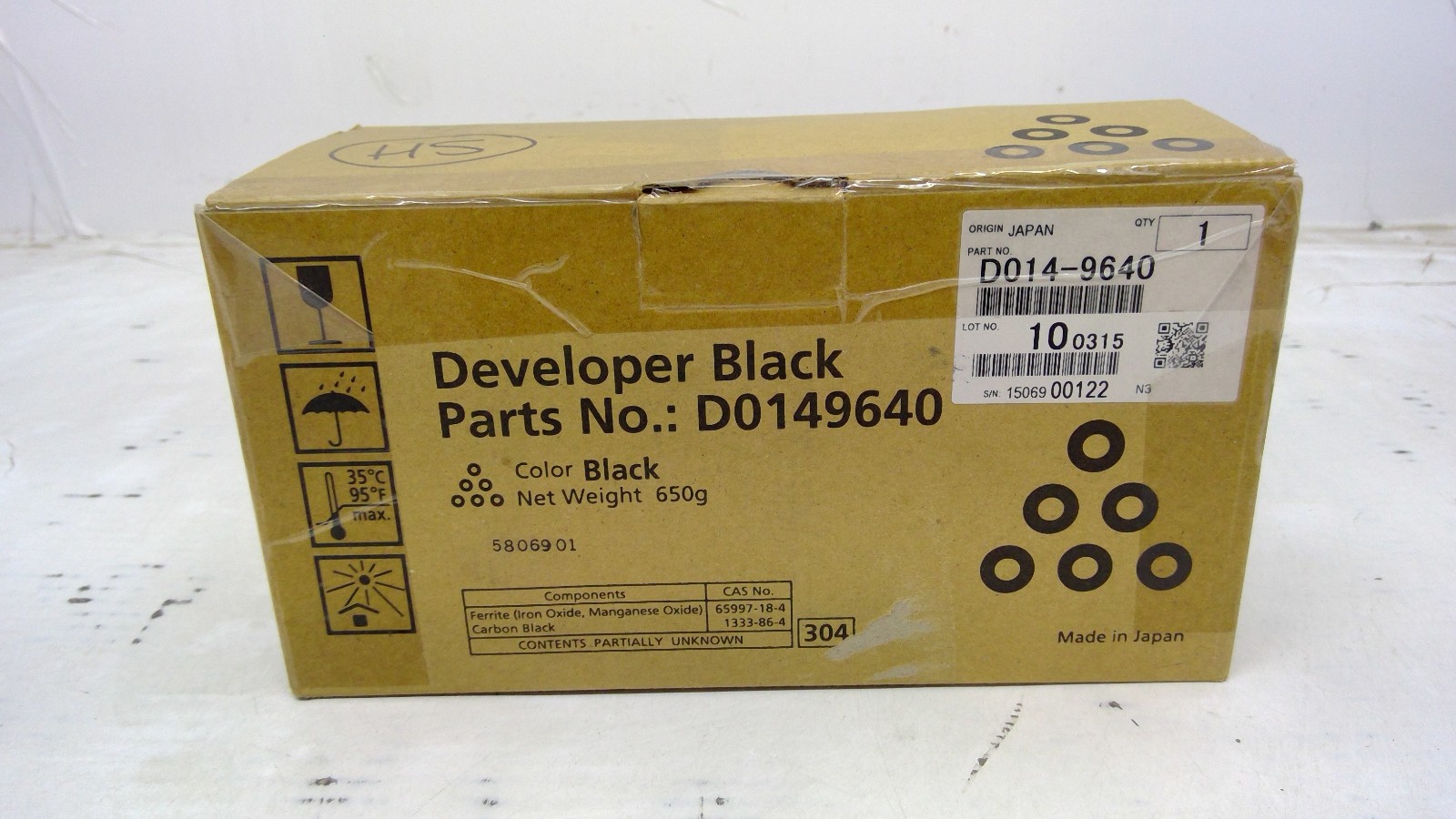 Genuine Ricoh MP C6000/C700EX Black Developer D014-9640 D0149640