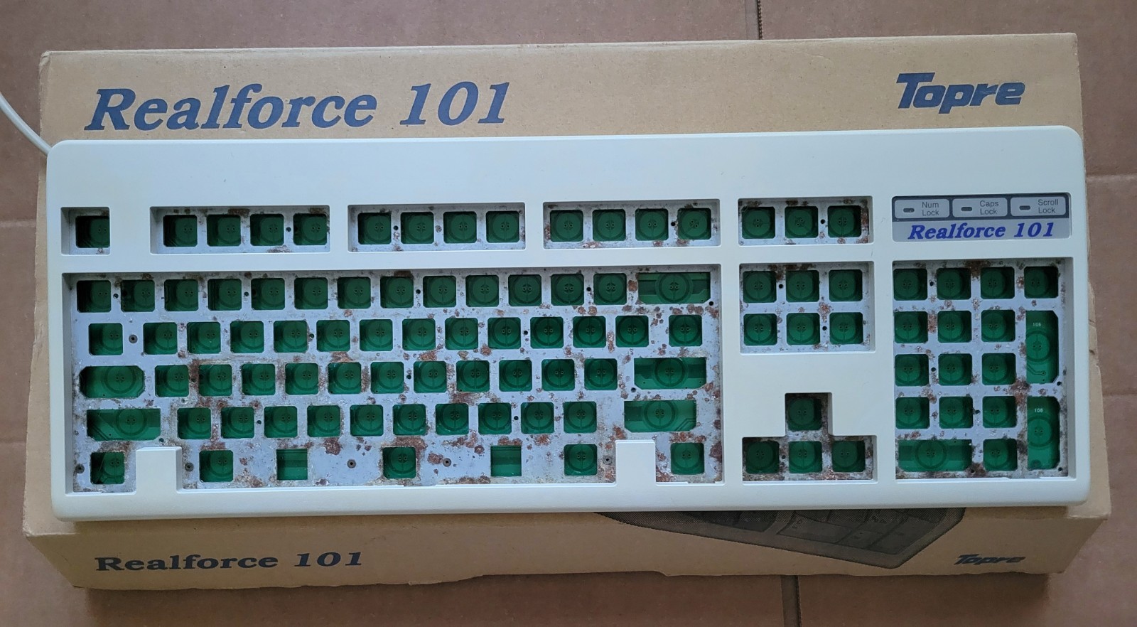 Topre Realforce 101U Case/PCB/Plate and Box **For Parts**