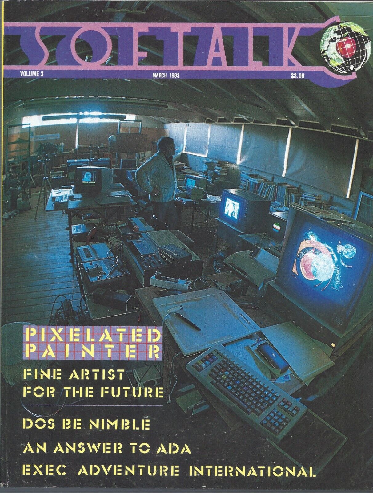 Softalk Magazine, March 1983, for Apple II II+ IIe IIc IIgs
