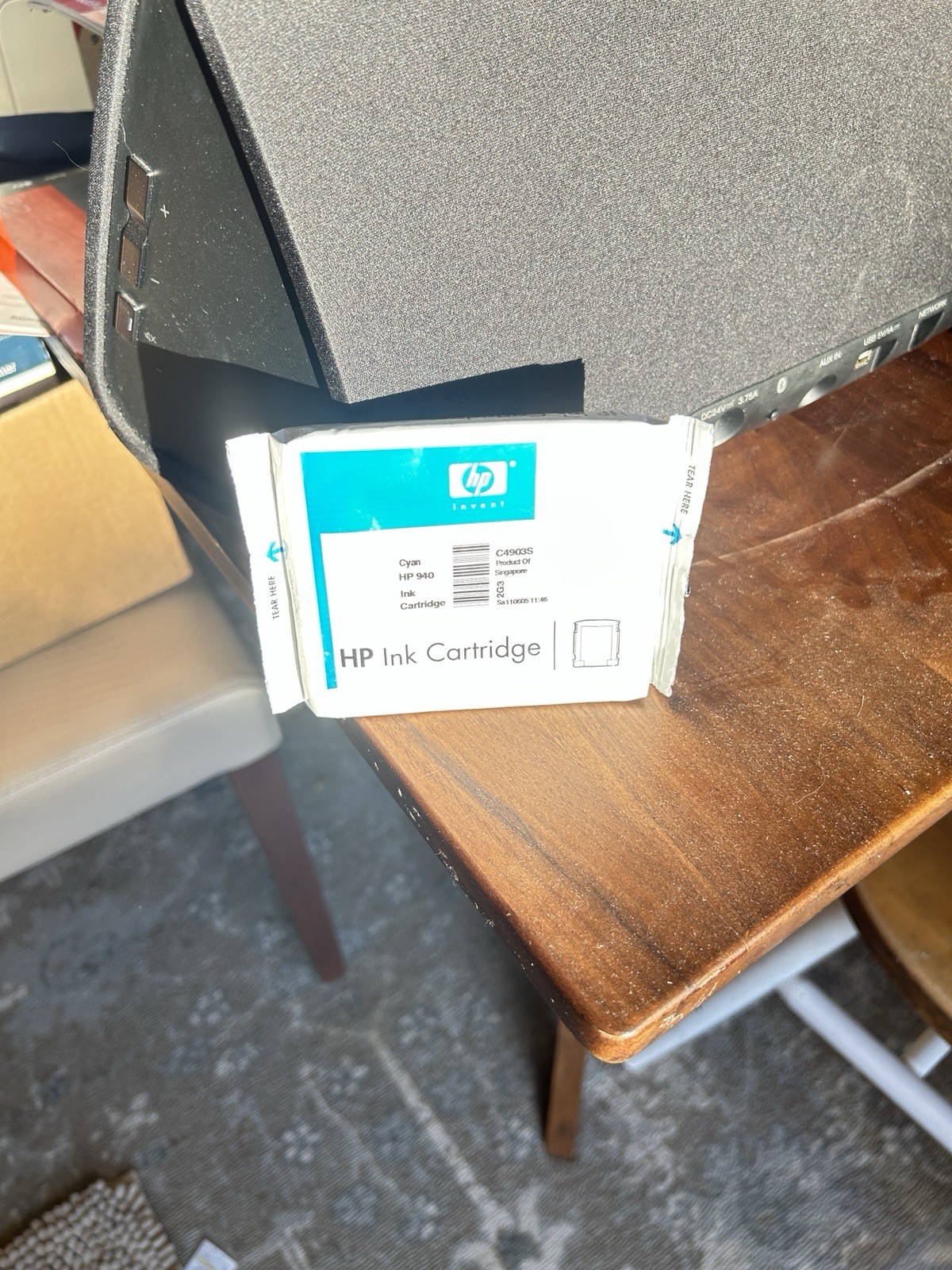 GENUINE HP 940 Cyan Ink Cartridge OFFICEJET C4903A Factory Sealed