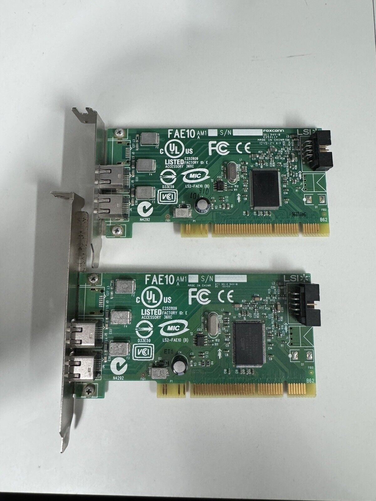 DELL 2 Port PCI Firewire Adapter DP/N 0J886H FOXCONN FAE10 (or 0CR656)