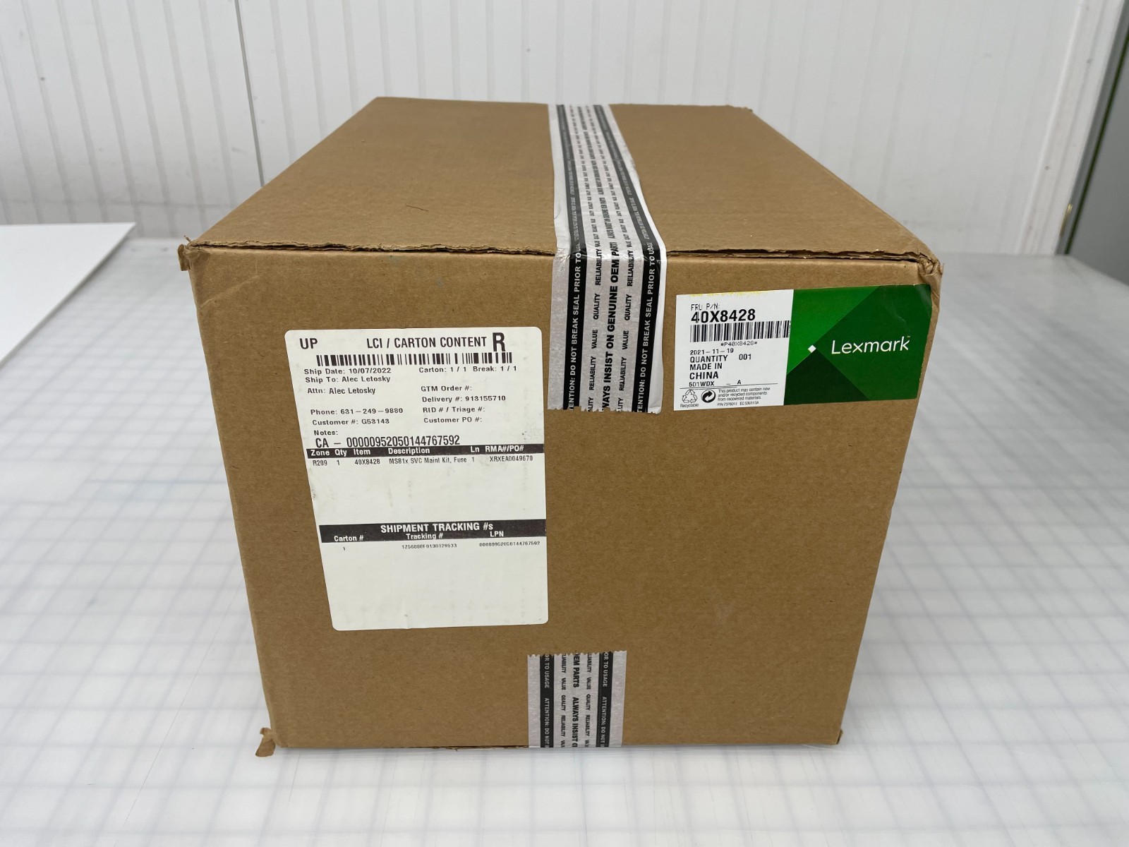 Lexmark 40X8428 Maintenance  fuser Kit for MS810 MX710 MS811 MS812 Printers