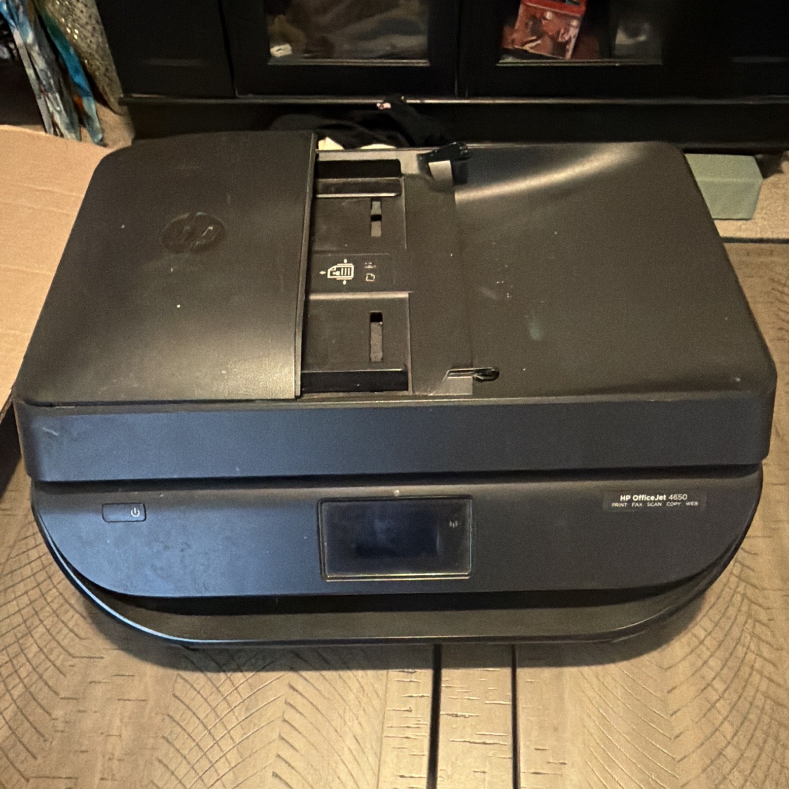 HP OfficeJet 4650 All-in-One Color Inkjet Printer Scanner Copier Fax NO CORDS