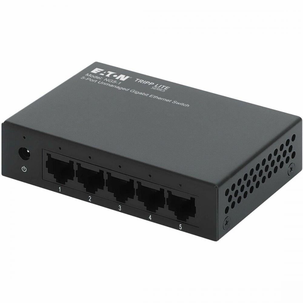 Tripplite NG51 5-Port Gigabit Ethernet Switch Metal Enclosure