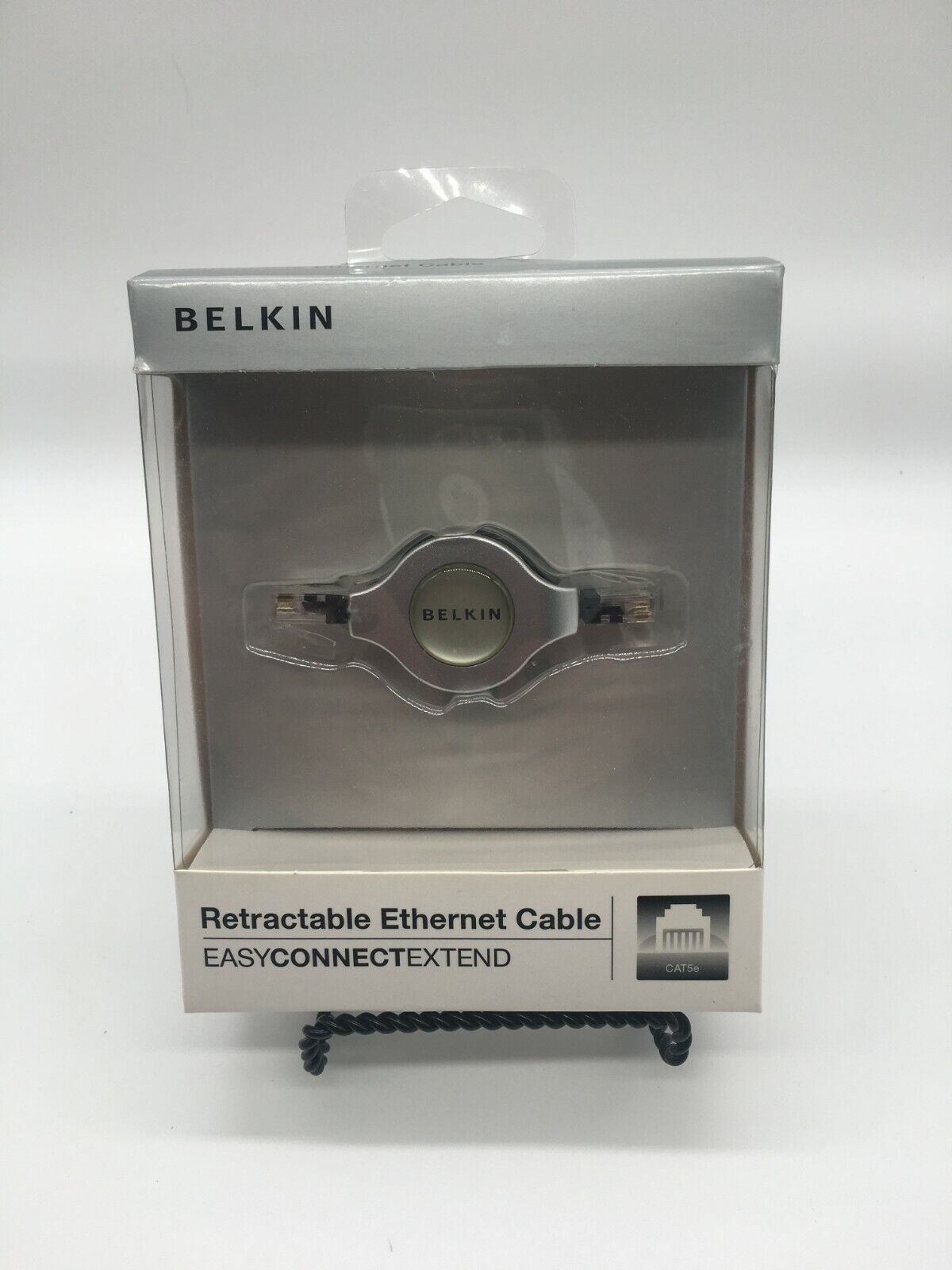 Belkin Retractable CAT5e Ethernet Cable - A3L791q3.7-RTC (3.6 ft) - NIP