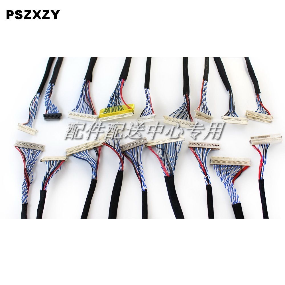 18pcs Universal 20Pin 30Pin LVDS Cable for LCD Panel Support 14-26 inch Screen