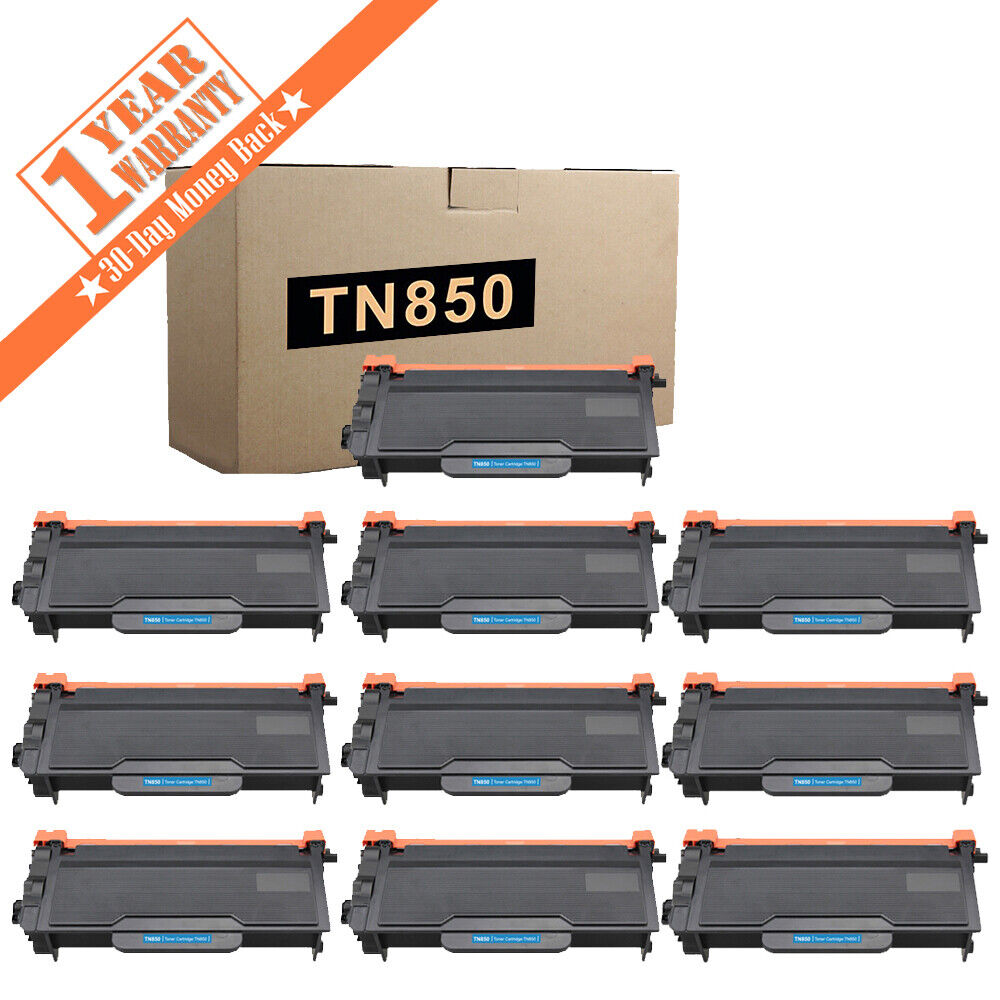 10 TN850 TN-850 Toner Compatible With Brother TN820 HL-L6200DW MFC-L5800DW L5850