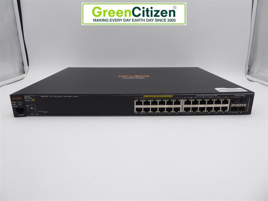 HP Aruba 2530-24G J9773A 24-Port Gigabit Ethernet PoE+ Switch w/ 4x1G Uplinks