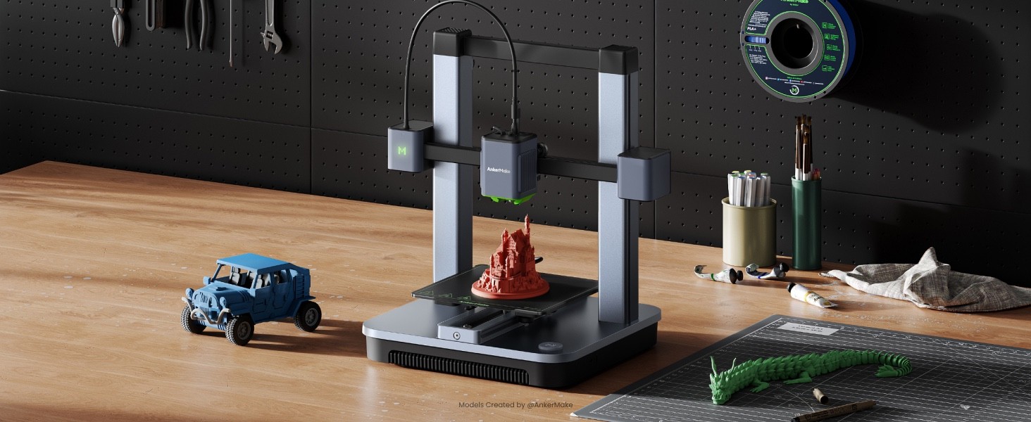 AnkerMake V8111 M5 3D Printer - Brand New With A Sealed All Metal Hotend Set