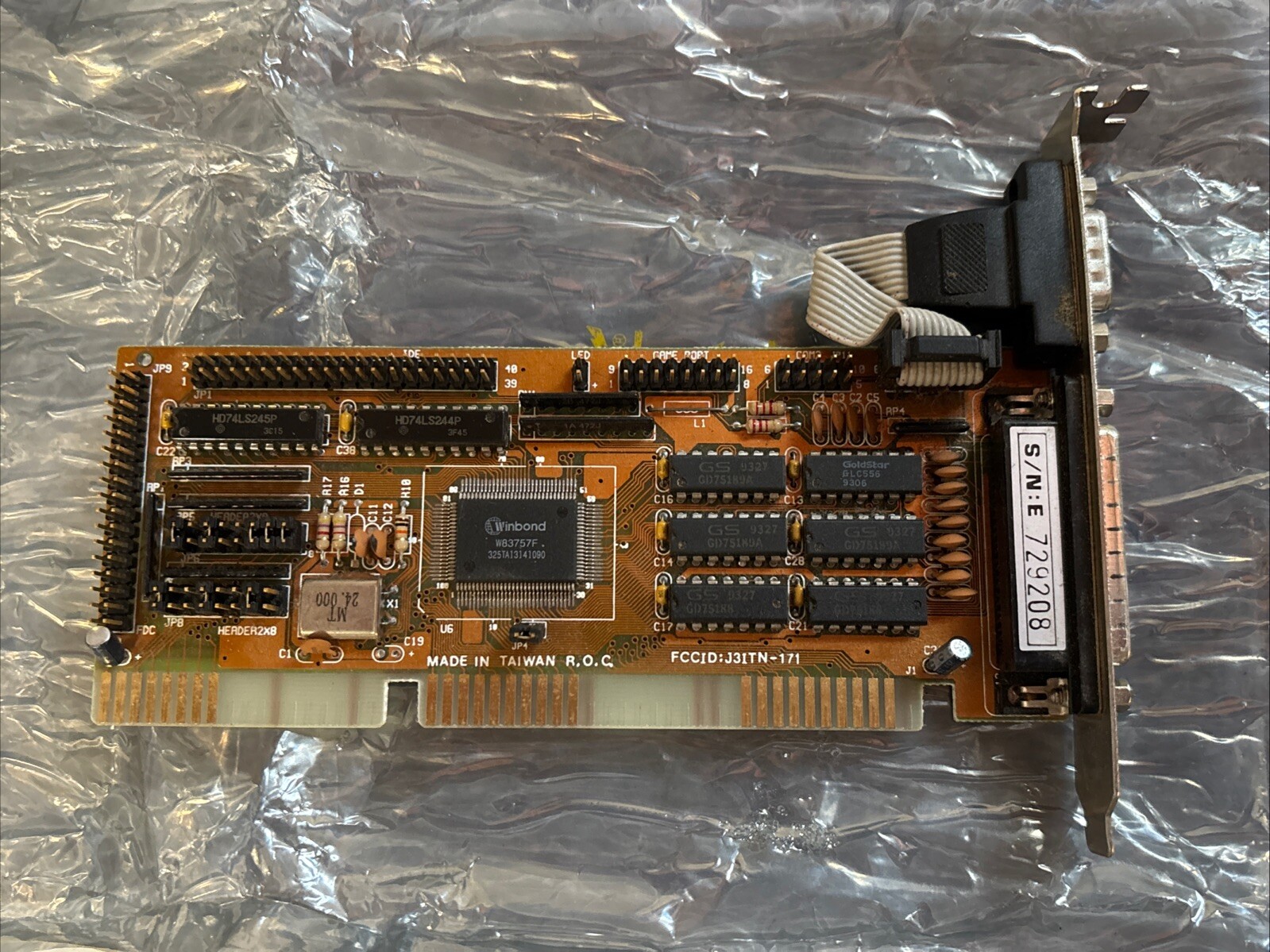 VINTAGE TRIDENT J31TN-171   - ISA 70 Card