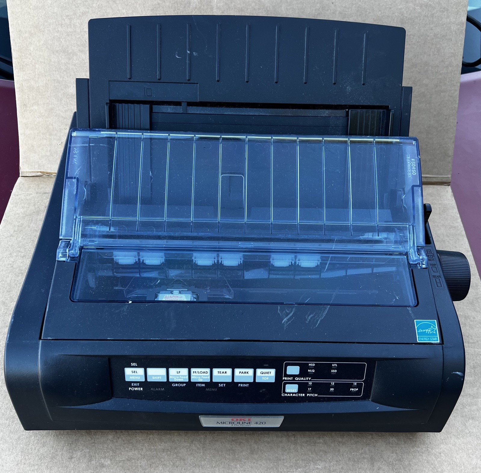 Oki MICROLINE 420 Black Oki Data Dot Matrix Printer