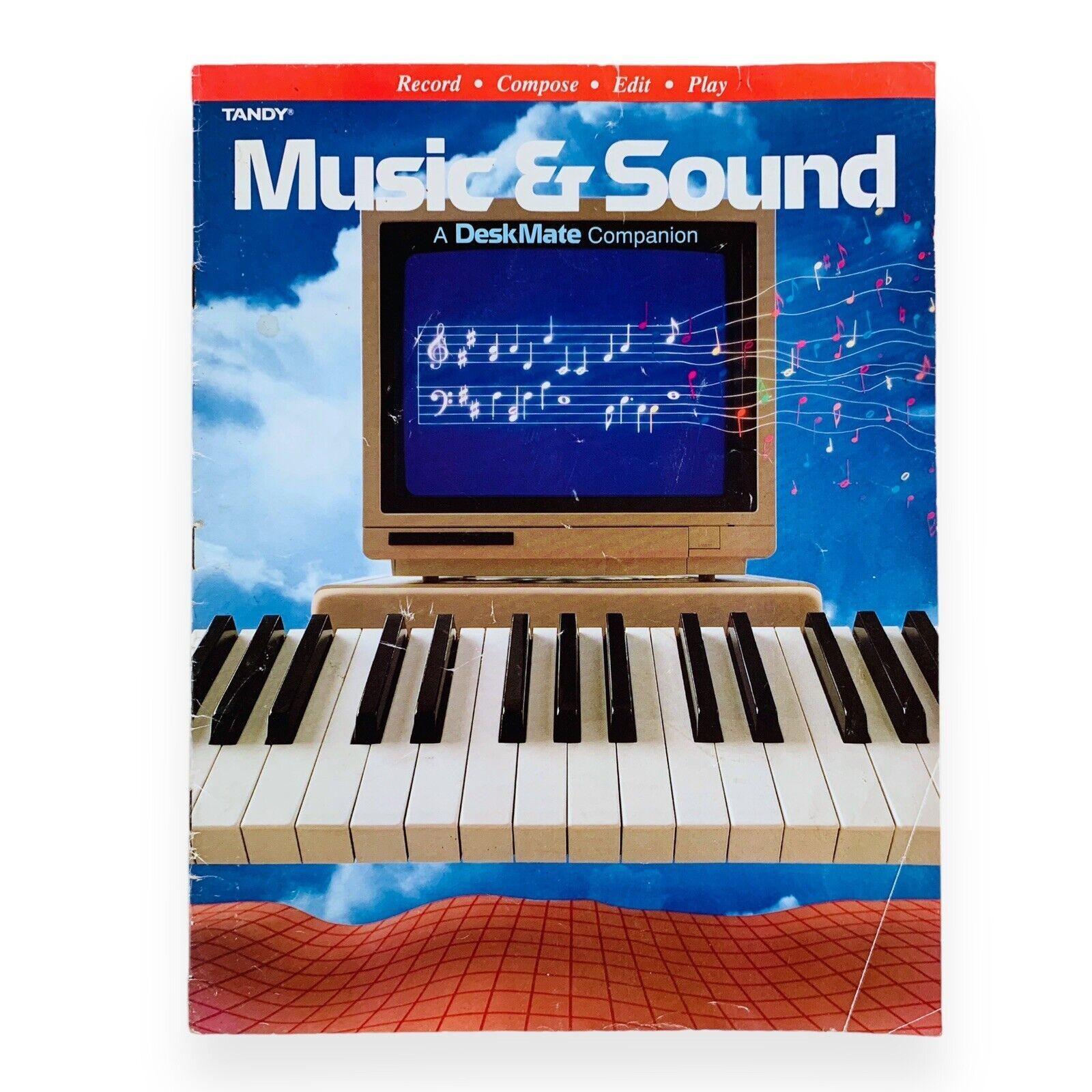 Tandy Music & Sound DeskMate Companion Manual 1989 Vintage Computer Guide