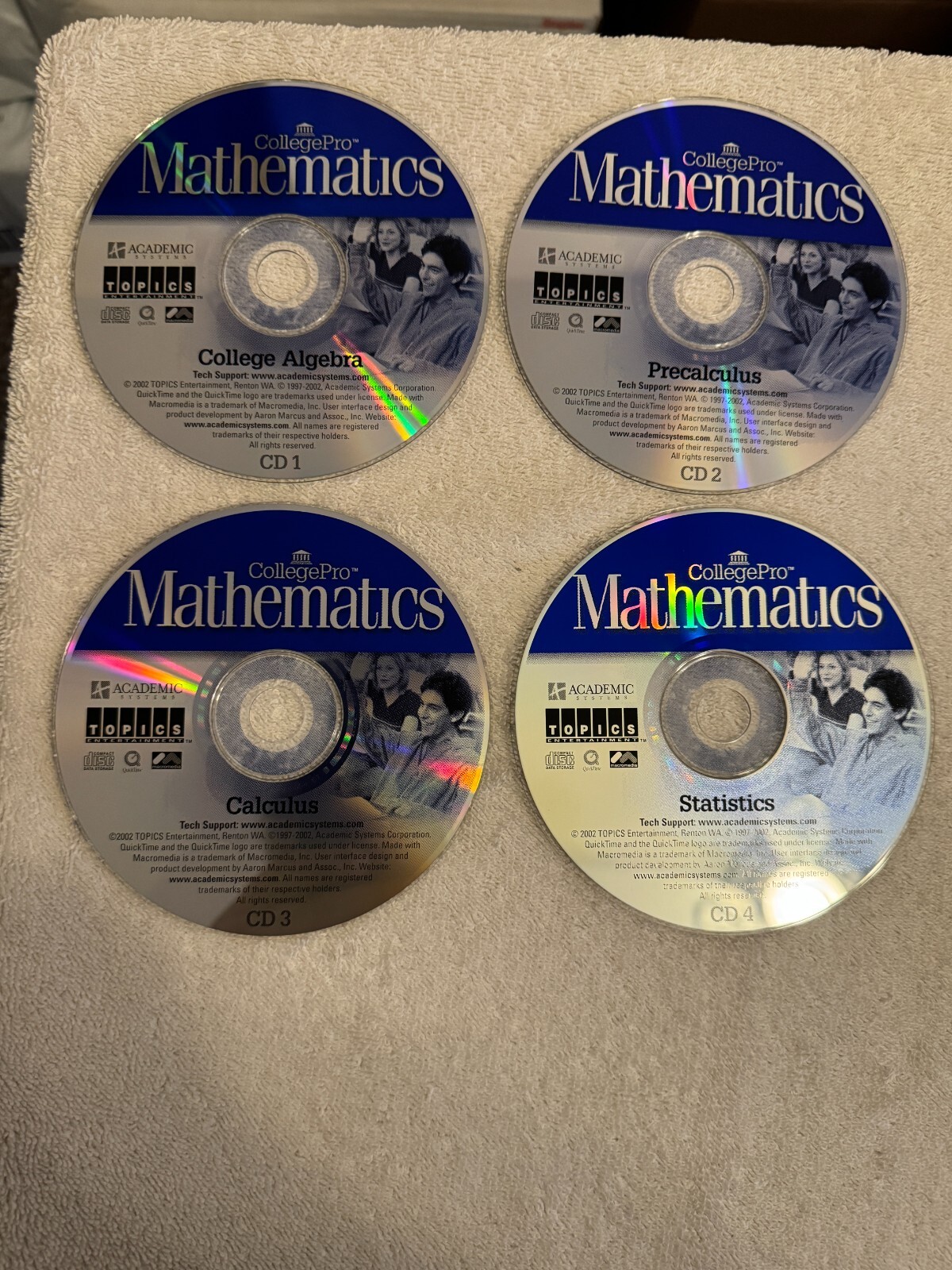College Pro Mathematics - (PC 2002) FOUR CD'S ONLY