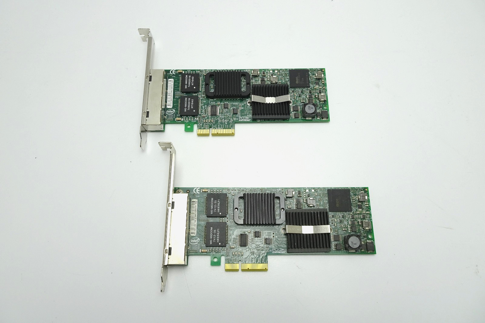 2x Dell H092P Intel PRO/1000 VT Quad-Port PCI-e Gigabit Adapter