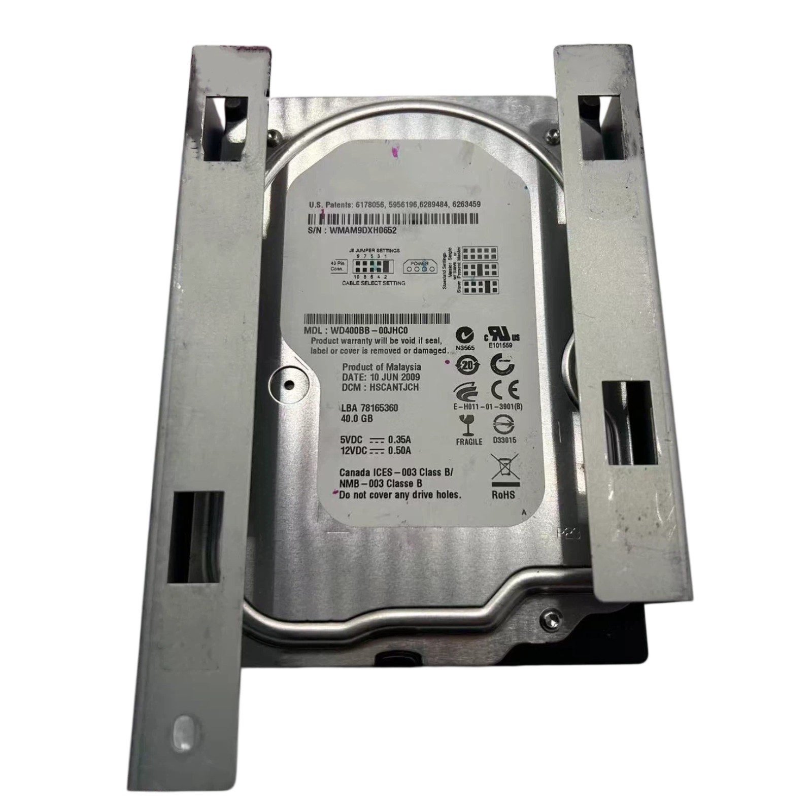Q6651-60058 Hard Drive HDD With Firmware For HP DesignJet Z 6100 40GB Z6100