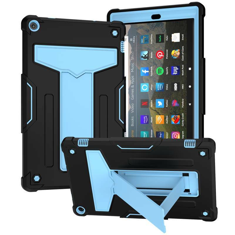 Fr Amazon Kindle Fire HD 10 7th 9th Gen 10.1" Shockproof Hard Case Stand Cover+
