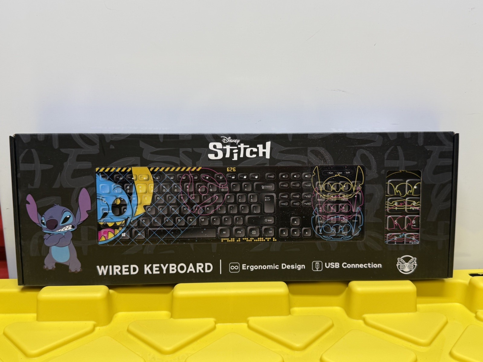Disney Stitch Wired Keyboard Brand New By Culturefly Adorable Stitch