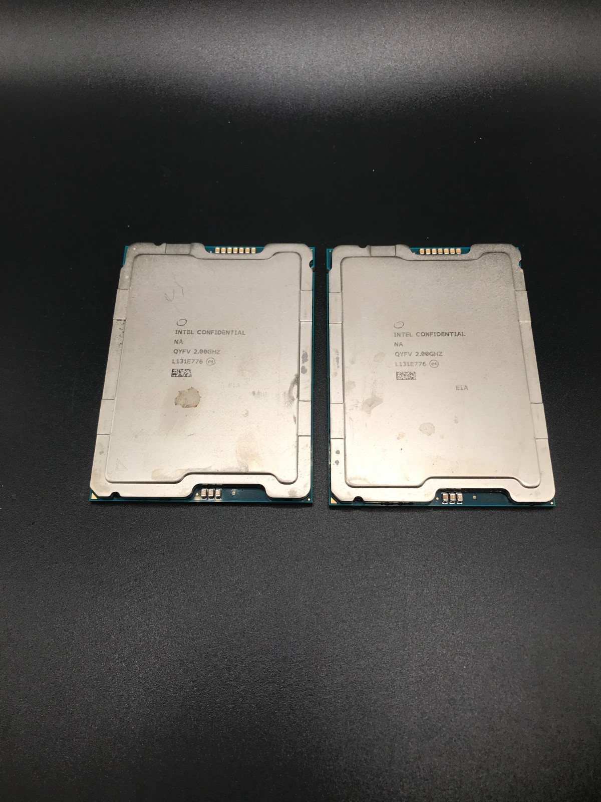 Intel Confidential 2.00GHz Server Processor L131E776 (LOT OF 2)