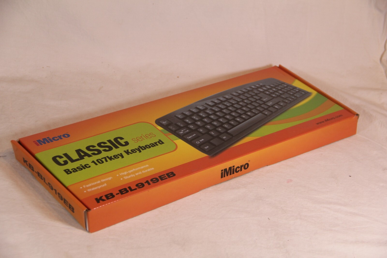 iMicro Black USB KB-BL919EB New in BOX 