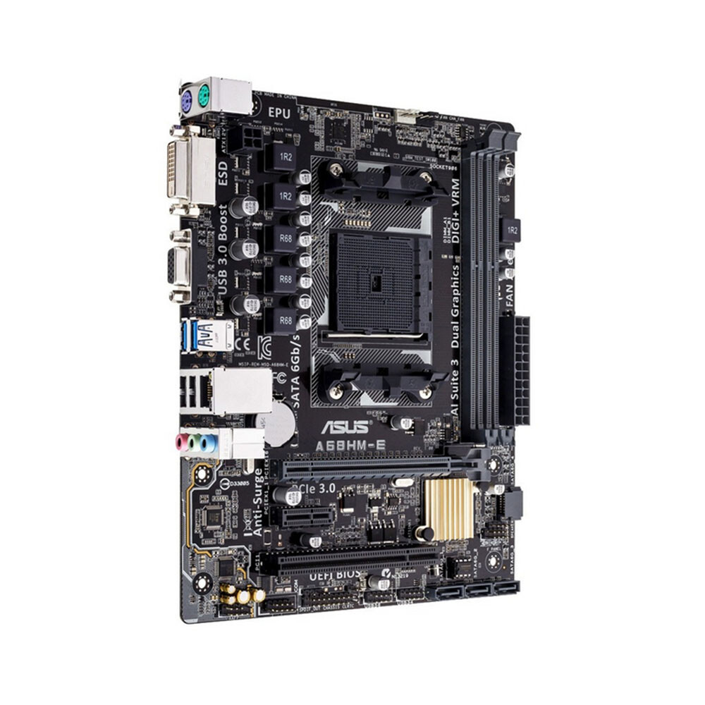 FOR ASUS A68HM-E Desktop Motherboard AMD A68H FM2/FM2+ Socket  DDR3 PCI-E 3.0
