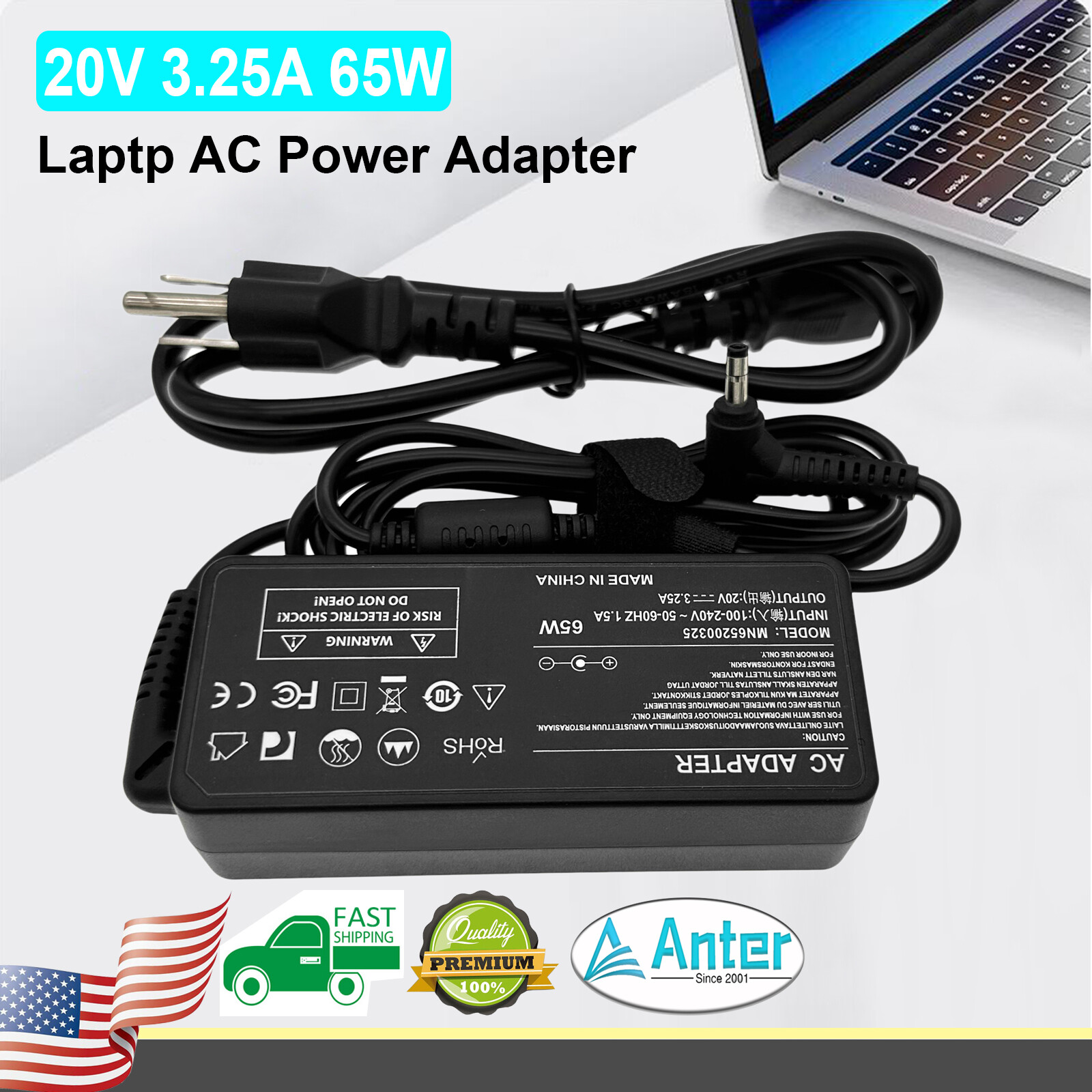 AC Adapter For Lenovo ADLX65CDGU2A 01FR137 ADLX65CCGU2A 01FR154 Charger Power