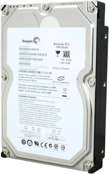 Dell Seagate Barracuda ES.2 ST31000340NS 1TB 7200RPM SATA 3.5" HDD LOW HOURS