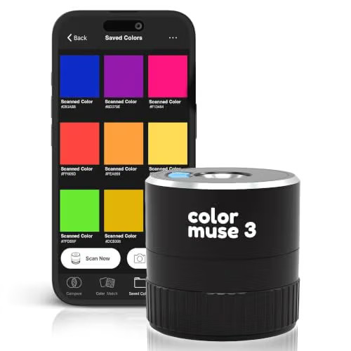 COLOR MUSE 3 Portable Color Matching Paint Scanner Colorimeter Sensor Black