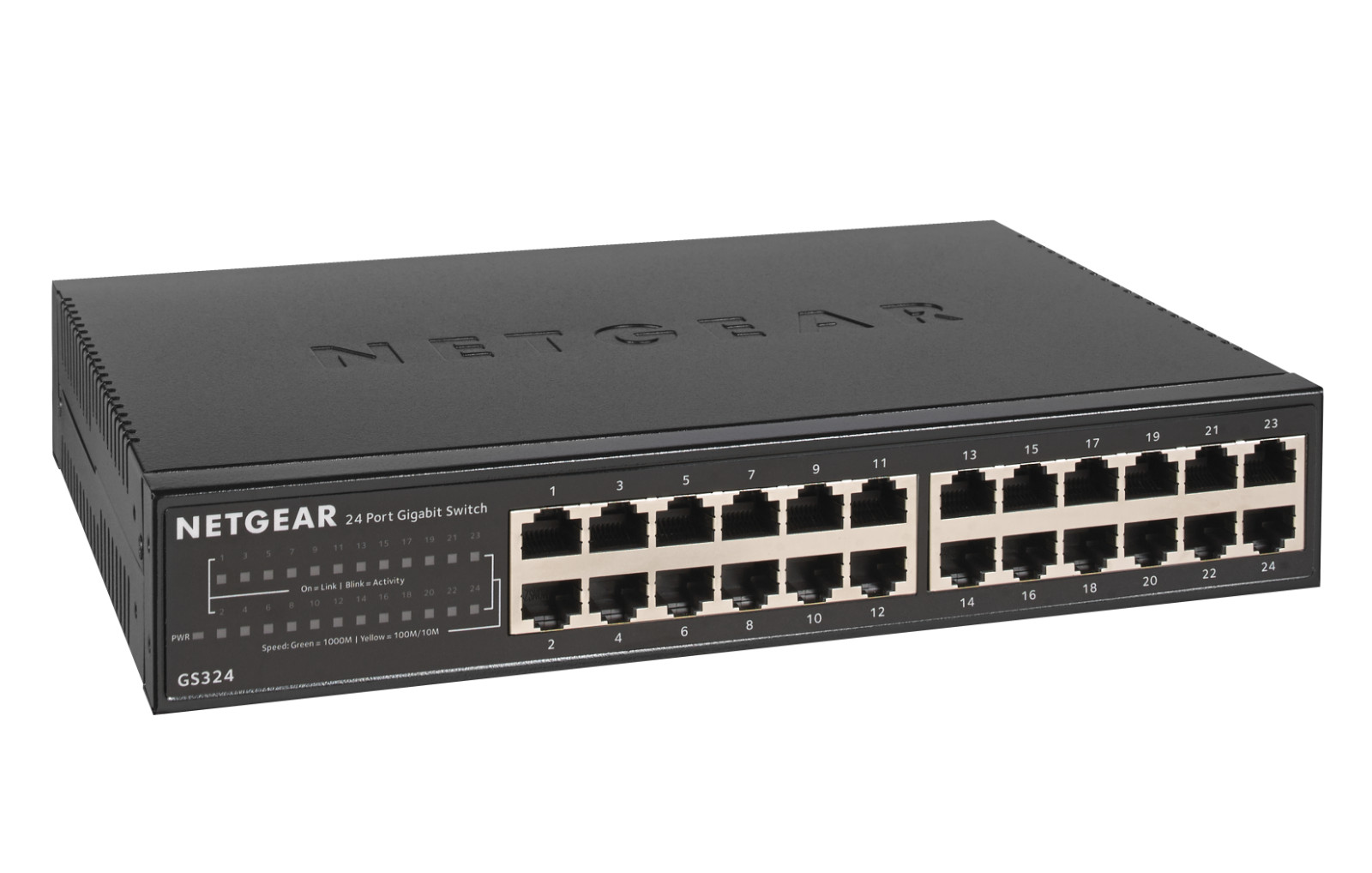 NETGEAR GS324 24-Port Gigabit Unmanaged Ethernet Switch GS324-200NAS