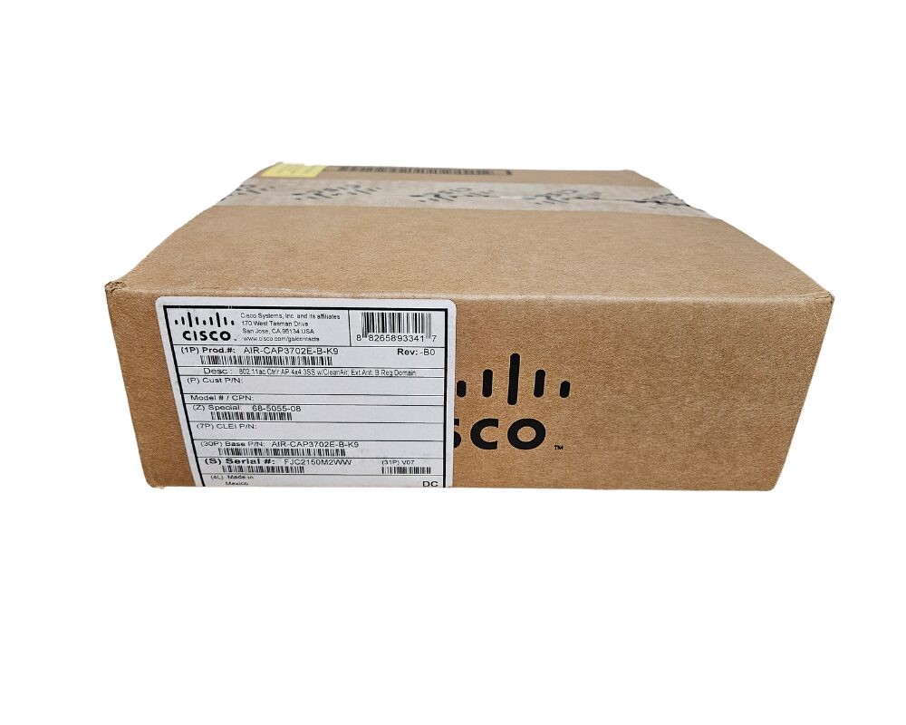 Cisco AIR-CAP3702E-B-K9 Aironet Enterprise-Class 802.11 Wireless Access Point