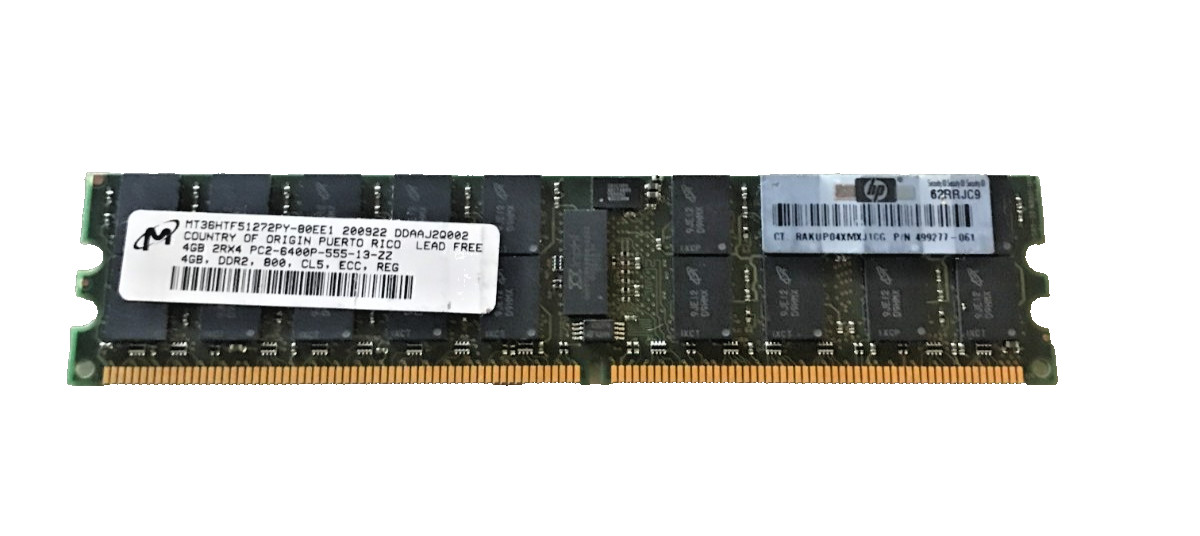 Micron 4 GB DDR3 RAM Memory- MT36HTF51272PY- 80EE1