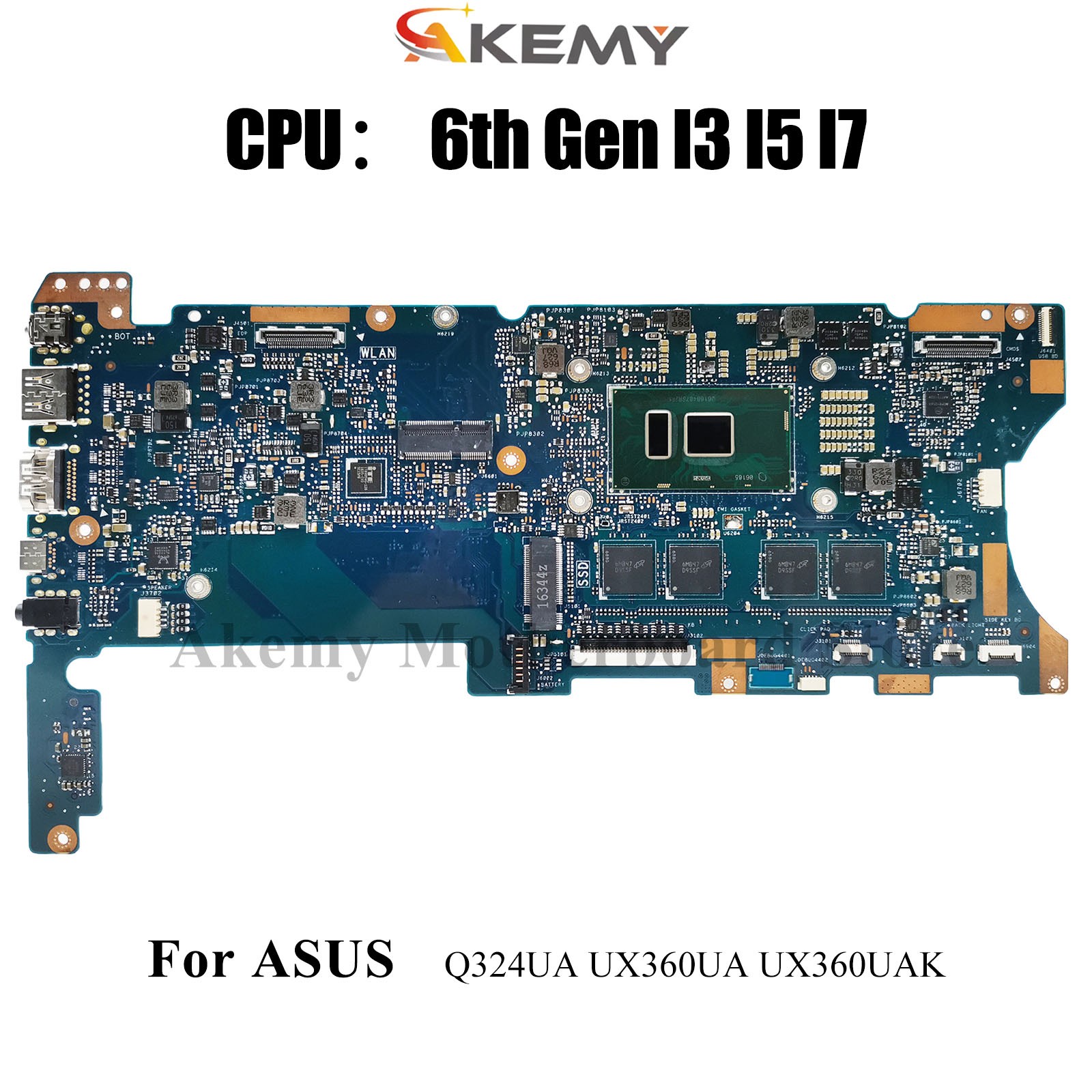 UX360UA Laptop Motherboard For ASUS ZenBook UX360UAK Q324UA UX360U Mainboard
