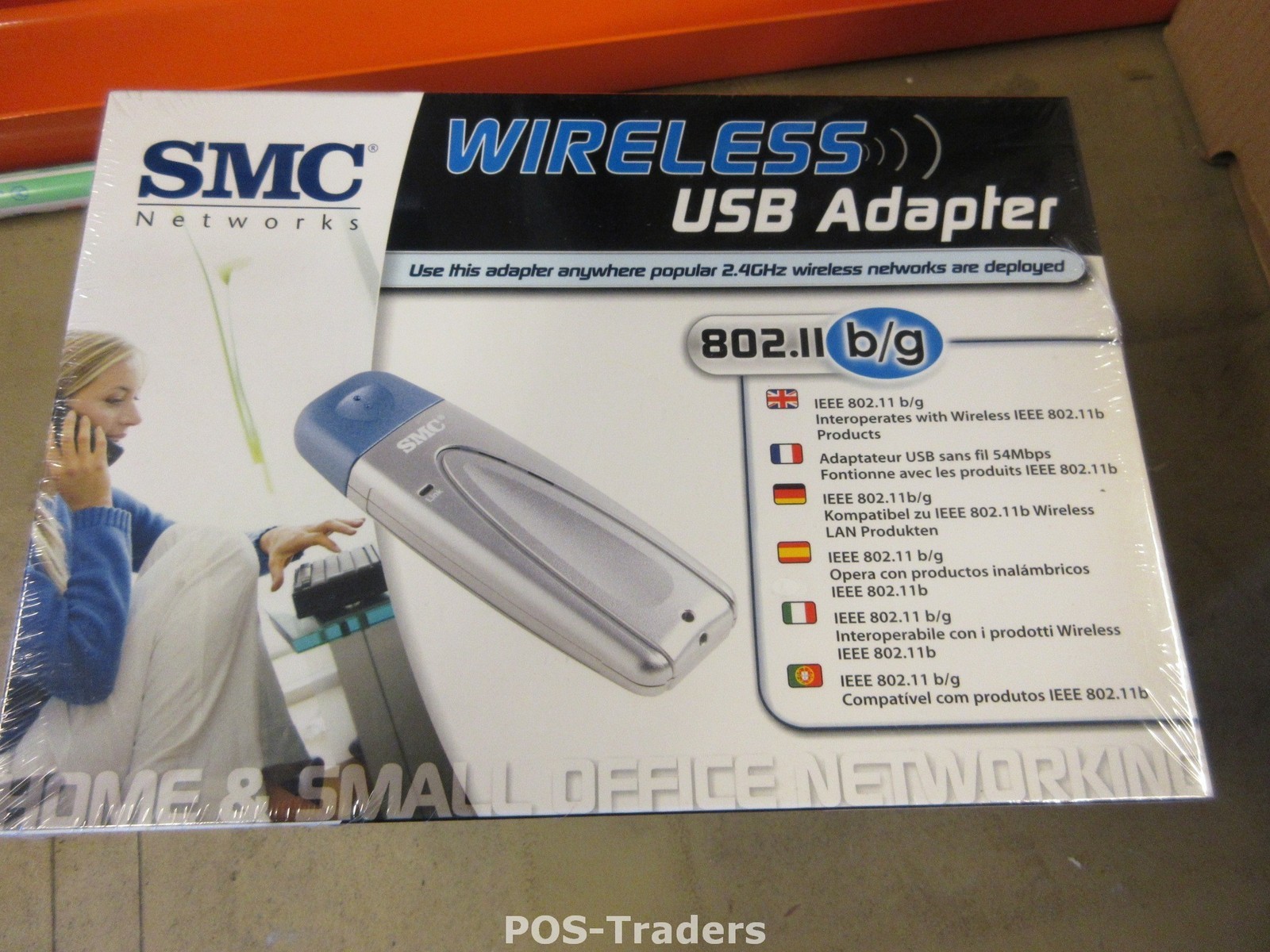 SMC Networks SMC2862W-G EZ Connect 2.4 GHz Wireless USB Adapter (54 Mbps) NEW