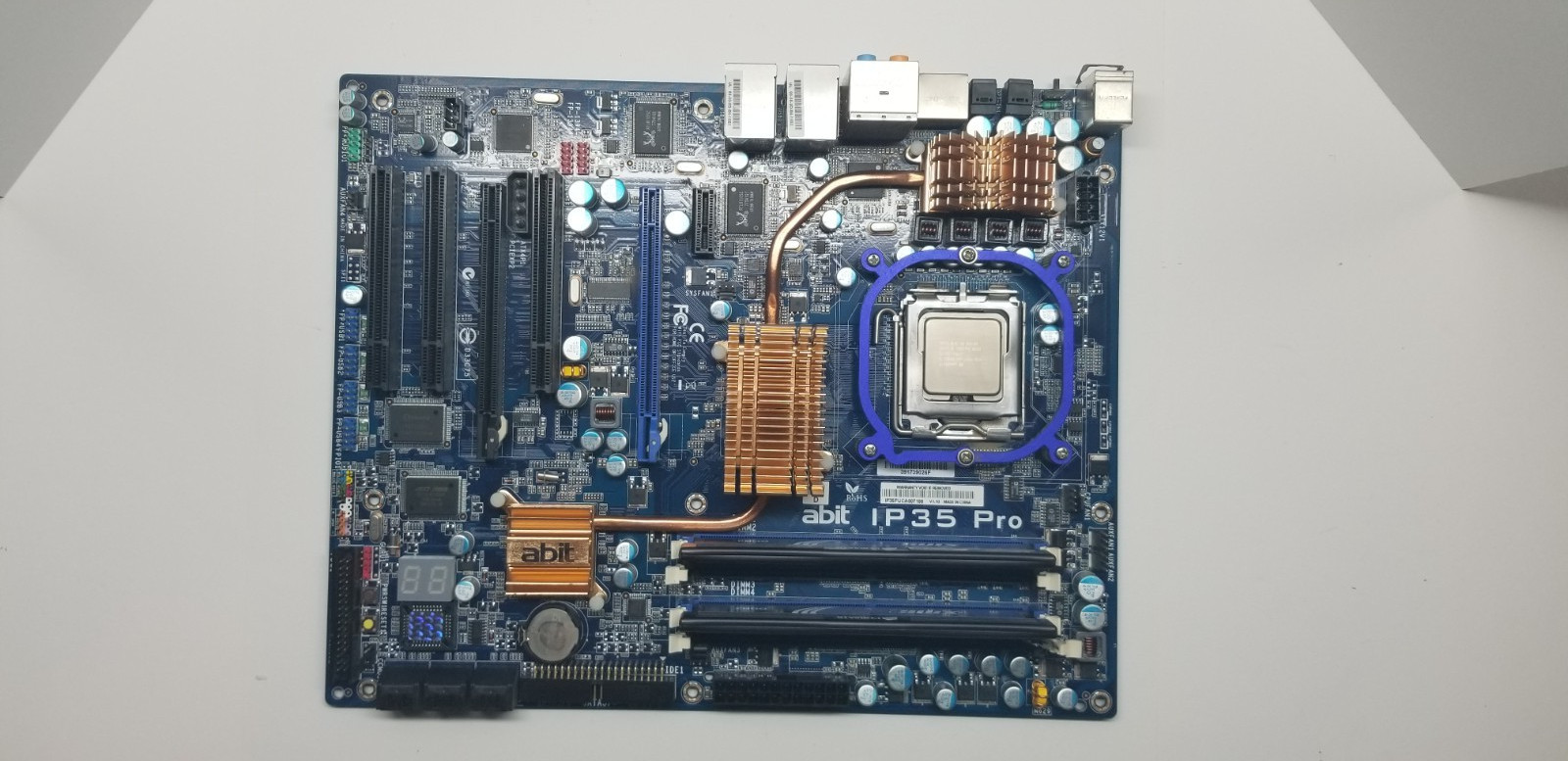 Abit IP35 Pro LGA775 Motherboard Combo Core 2 Quad Q6600 4GB DDR2 Zalman Cooler