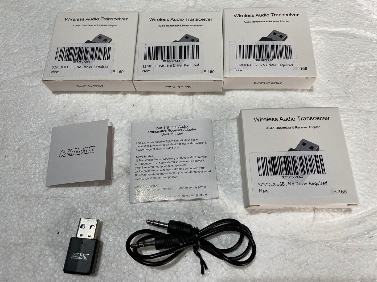 SZMDLX ZF-169 Wireless Audio Transceiver, Lot of 8