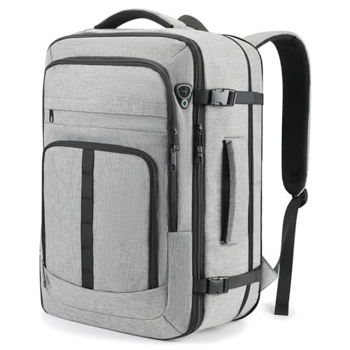 Travel Backpack,Carry on Backpack Expandable 40-50L with USB Cable Port,Fits
