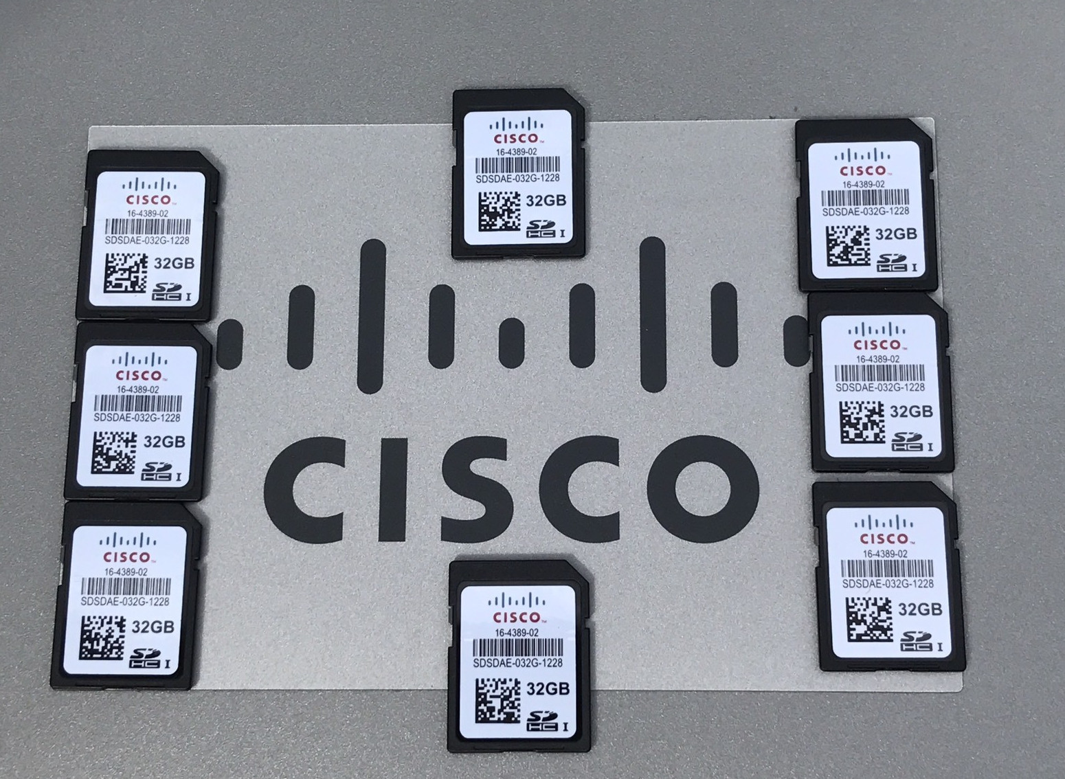 Lot of 2x Cisco 32GB SD Card Servers Switches Routers SDSDAE-032G-1228 Genuine