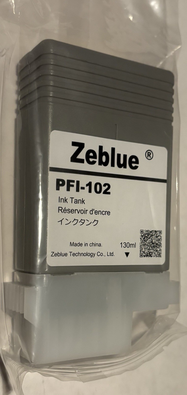 Zeblue  PFI-102Y Ink Cartridge - Yellow