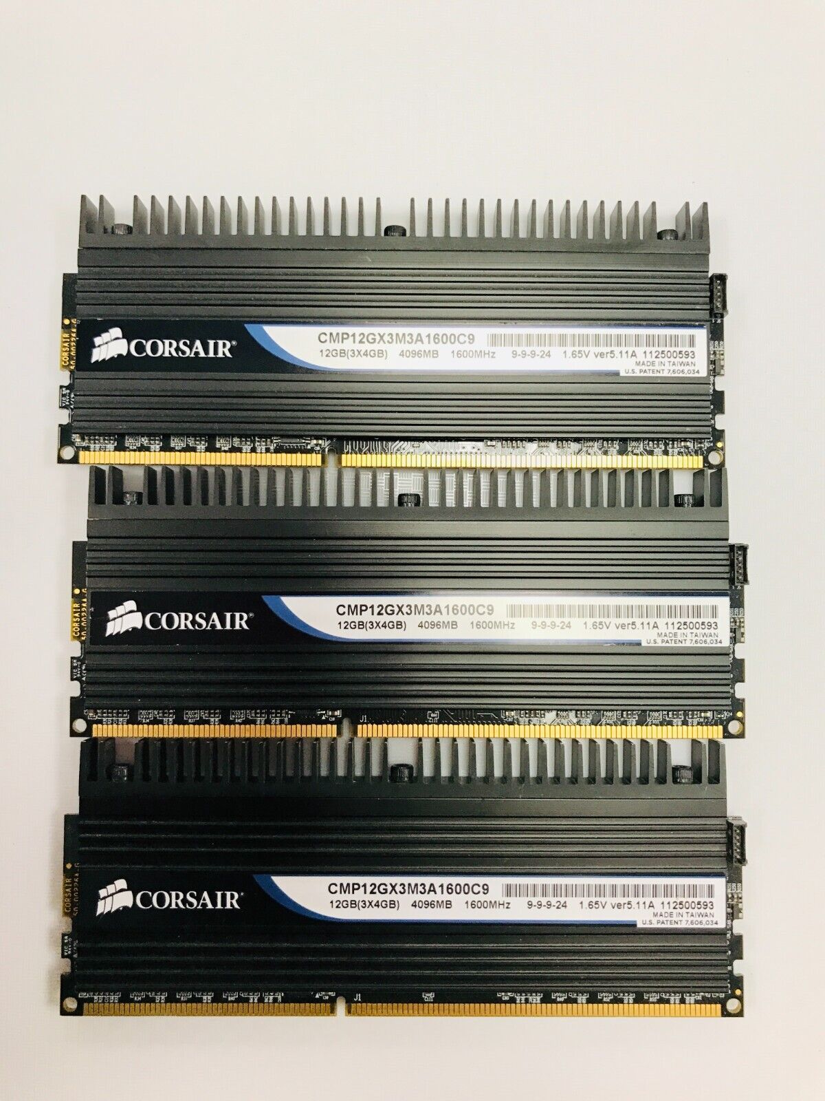 Corsair Dominator 12GB (4GBx3) DDR3 1600MHz RAM (CMP12GX3M3A1600C9)