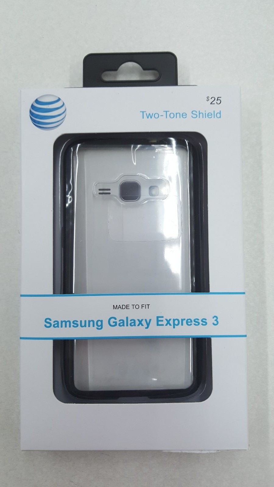 Quikcell ATT Phone Case for Samsung Galaxy Express 3 SM-J120 Two Tone Shield New