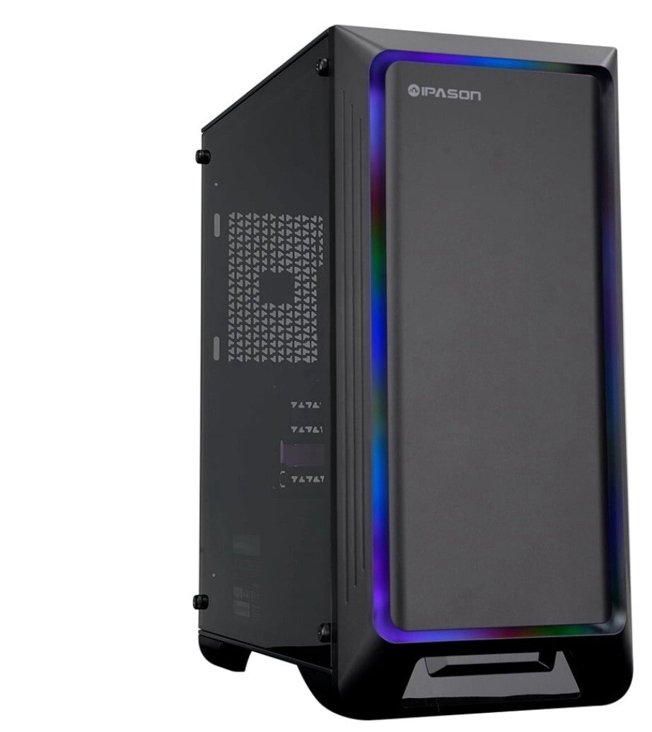 IPASON Gaming Desktop PC, Amd Ryzen 5 5600G 6 Core 3.9GHz,