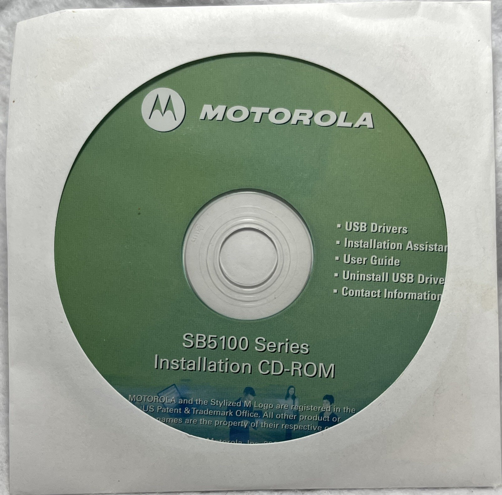 Motorola SB5100 Series Installation CD-ROM s#2140B