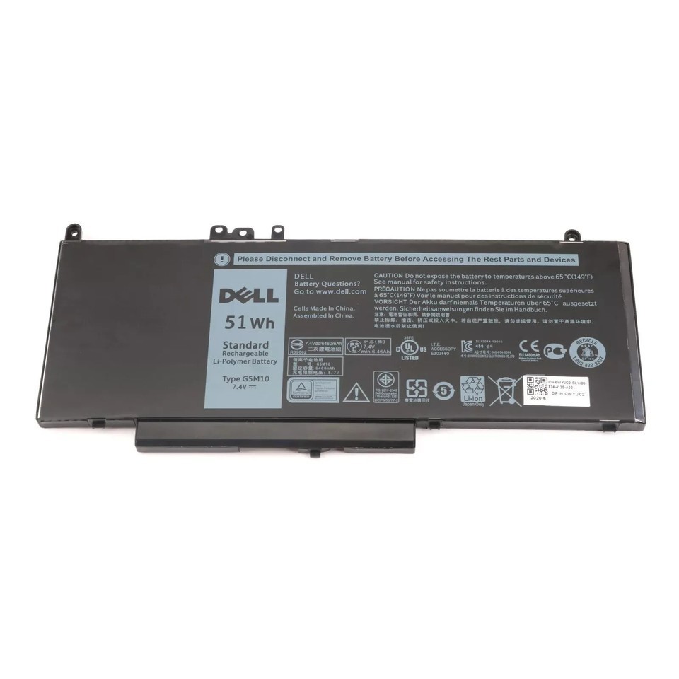 OEM 51Wh G5M10 Genuine Battery For Dell Latitude E5270 E5450 E5470 E5550 Series