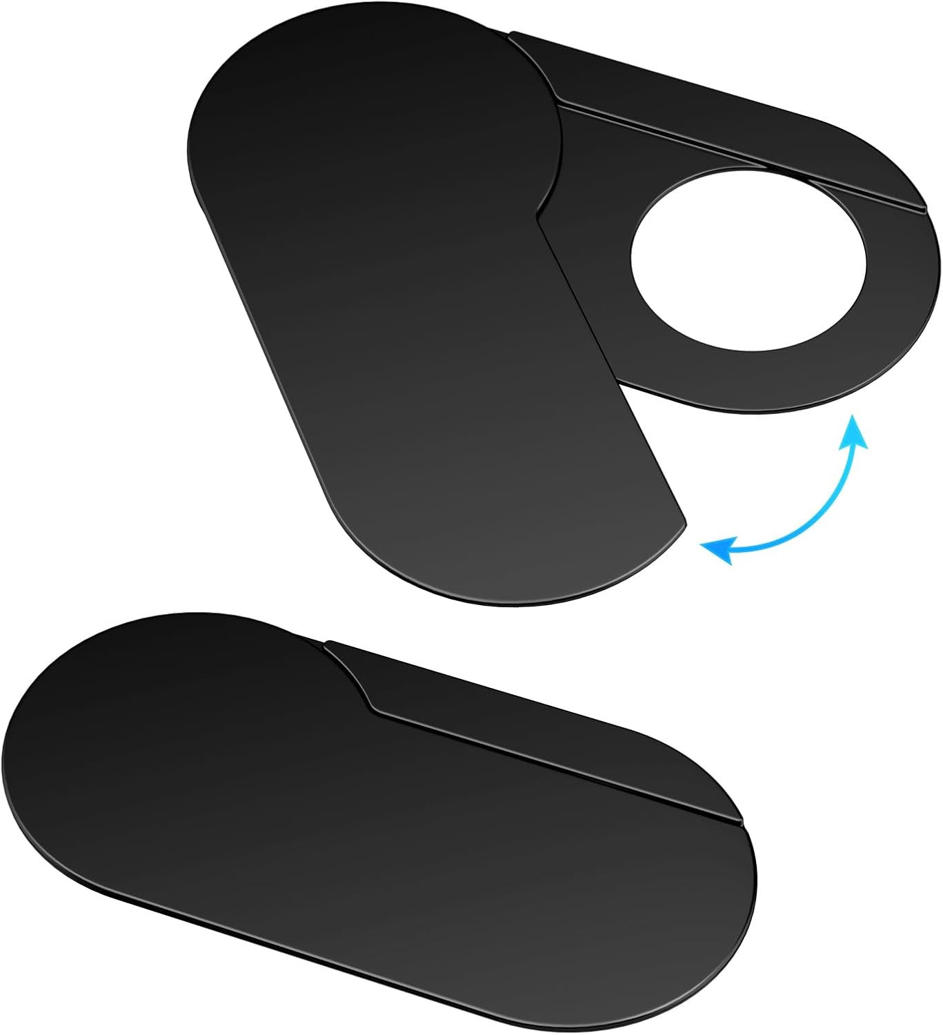 [2-Pack Upgrade Rotating] Laptop Camera Cover Slide, 0.015 Inch Ultra-Thin Metal