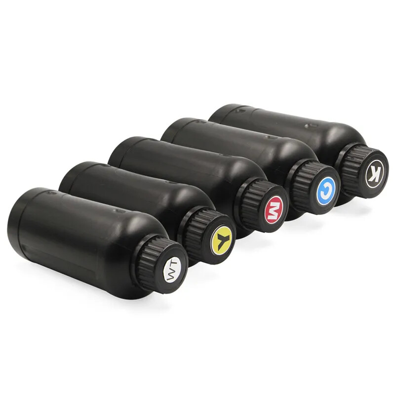 5x1000ml  5Colors  UV Ink For Epson I3200 XP600 DX11 Flatbed Printers