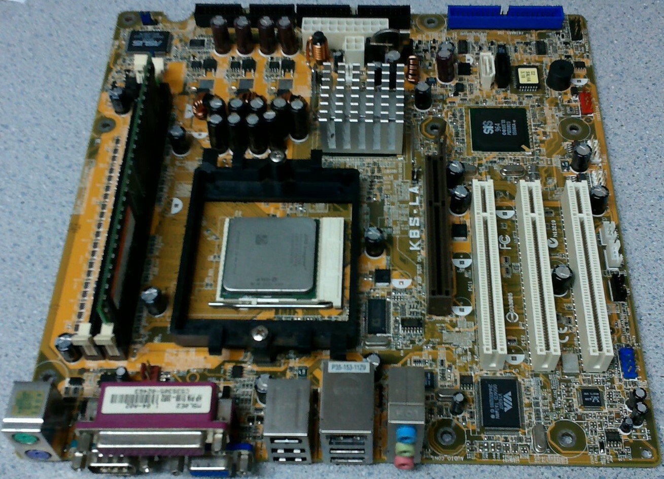 Compaq Presario K8S-LA Motherboard  256MB DDR-400 RAM AMD Sempron CPU AS IS