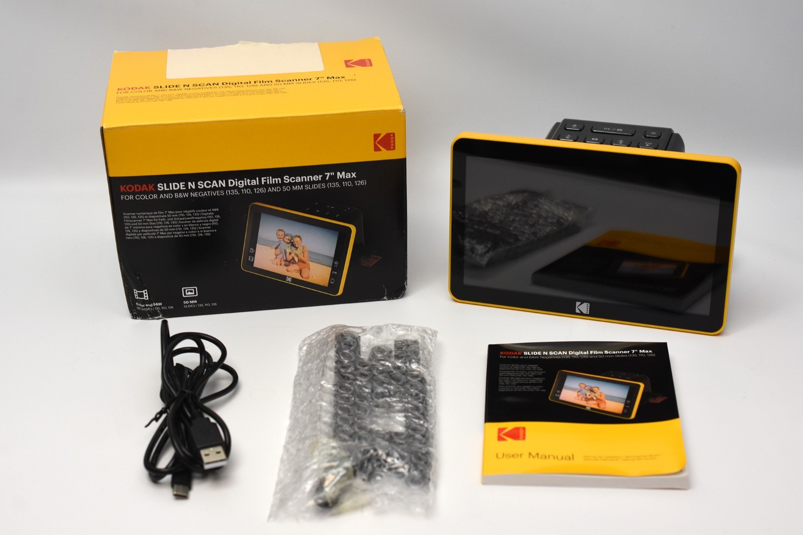 Kodak Slide N Scan Digital Film Scanner 7" Max
